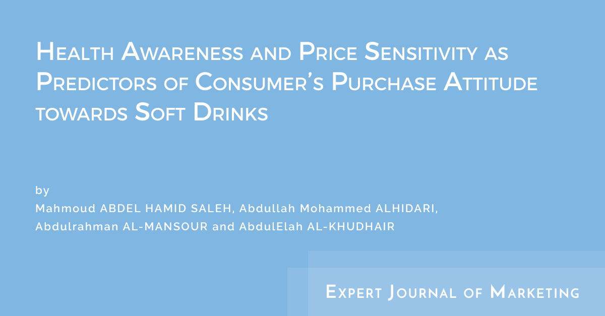 Health Awareness and Price Sensitivity as Predictors of Consumer’s