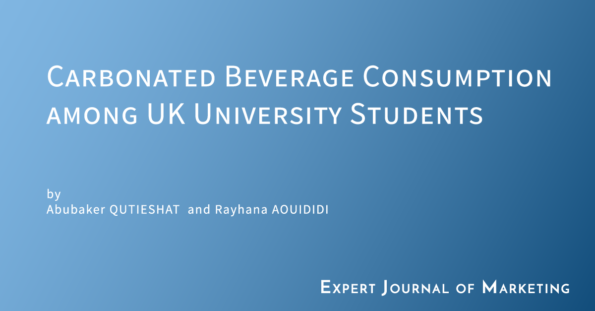 Carbonated Beverage Consumption among UK University Students Expert